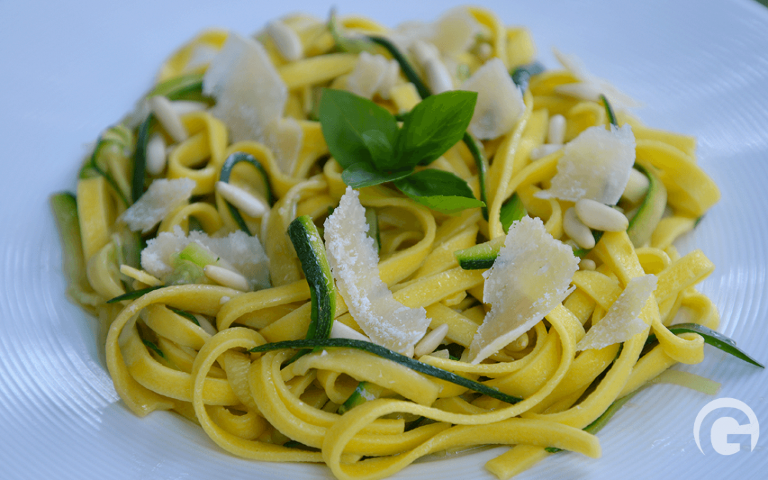 Recette Des Tagliatelles Aux Spaghetti De Courgettes Gastronomicofr 